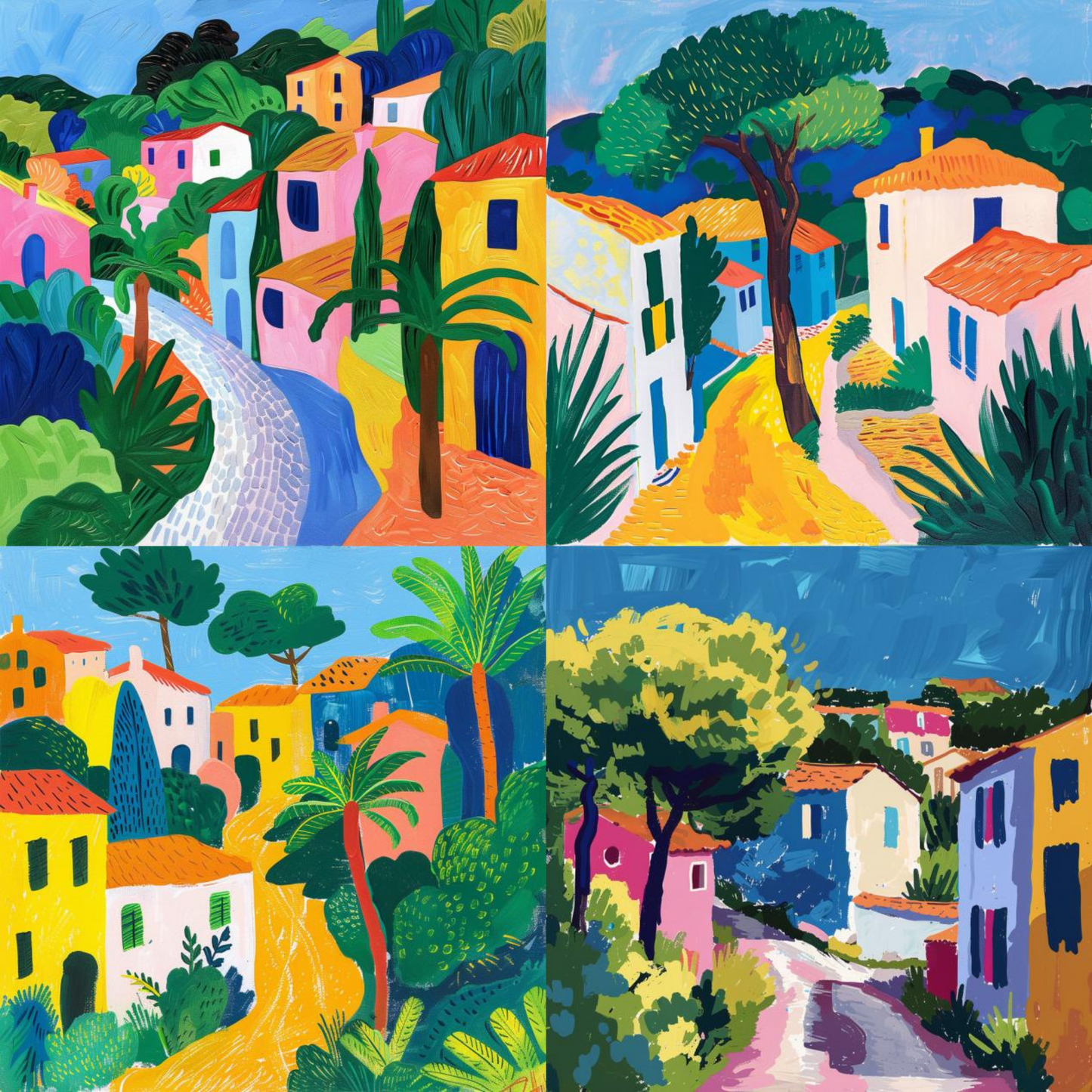 Vibrant Village Series | Portrait Diamond Painting