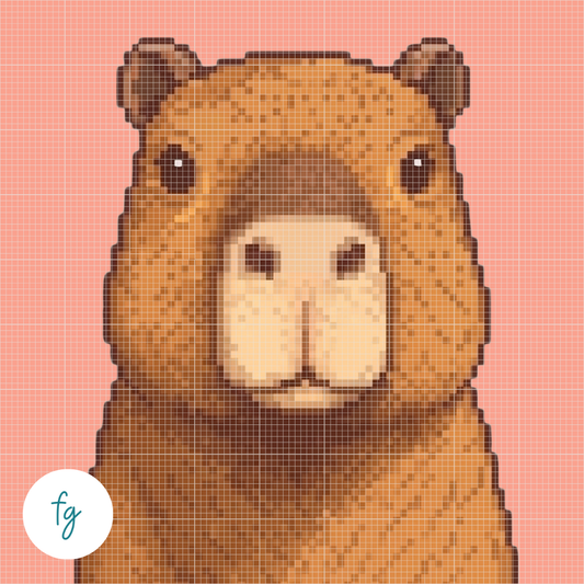🎁 Capybara | Mini Diamond Painting (100% off)