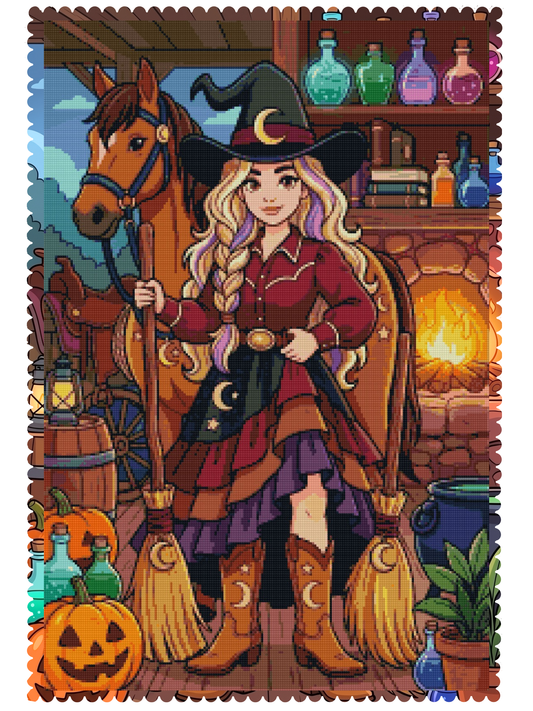 Witch of the Wild West | Diamond Painting