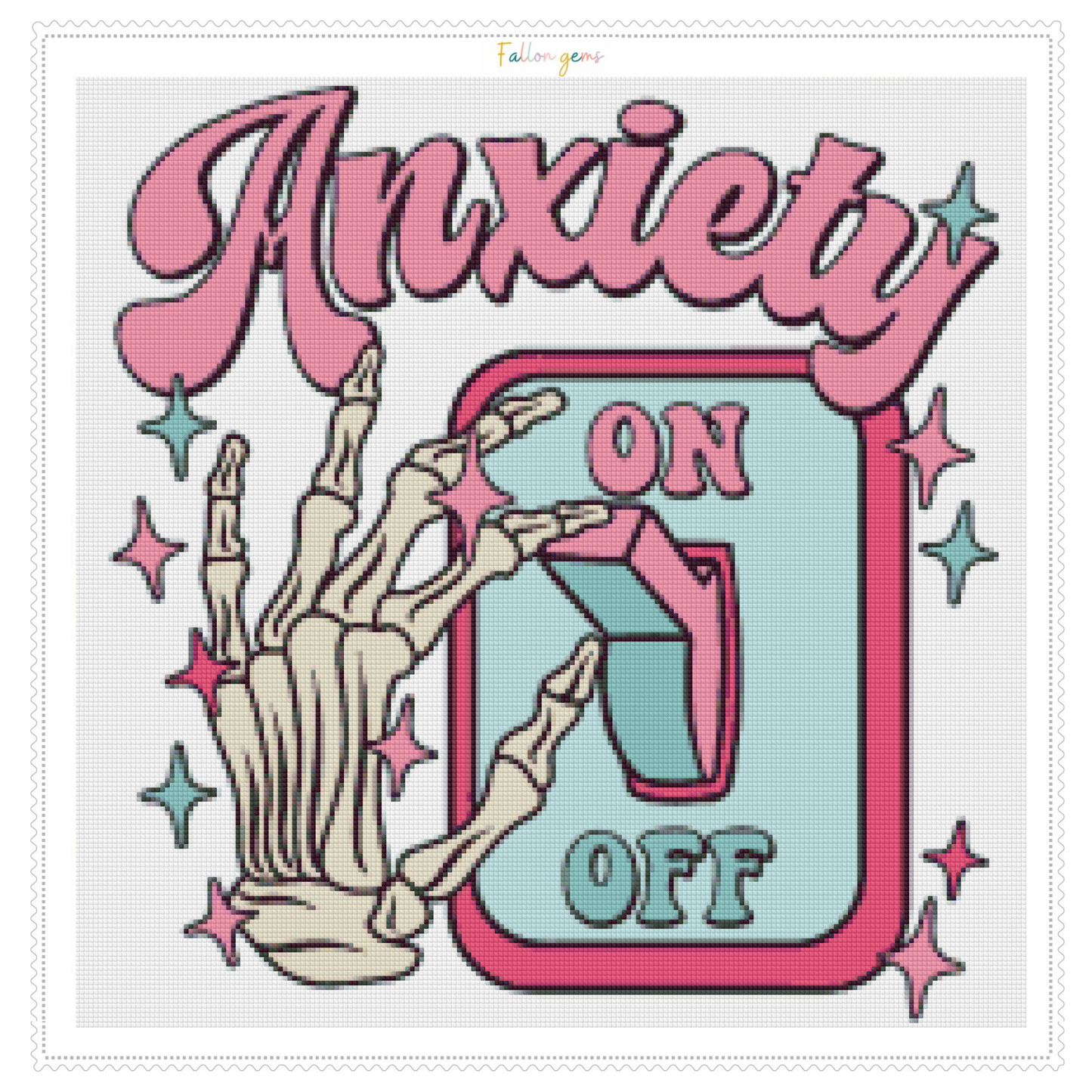 Anxiety on/off | Diamond Painting
