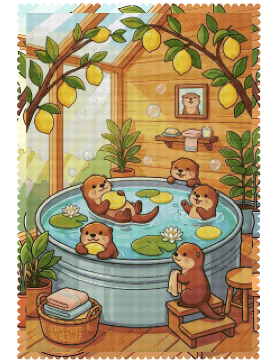 Otterly Unbothered | Diamond Painting