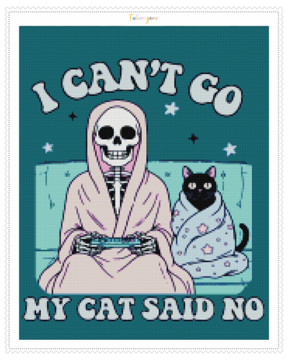 My Cat Said No | Unwell Diamond Painting