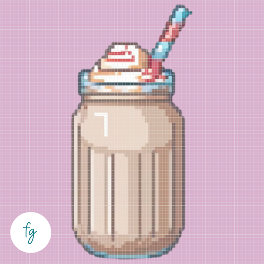 🎁 Milkshake | Mini Diamond Painting (100% off)
