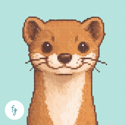 Ferret | Mini Diamond Painting