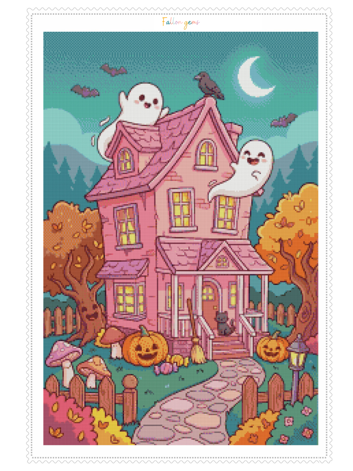 The Ghosts Came With the House | Diamond Painting