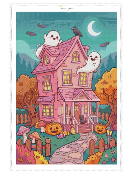 The Ghosts Came With the House | Diamond Painting