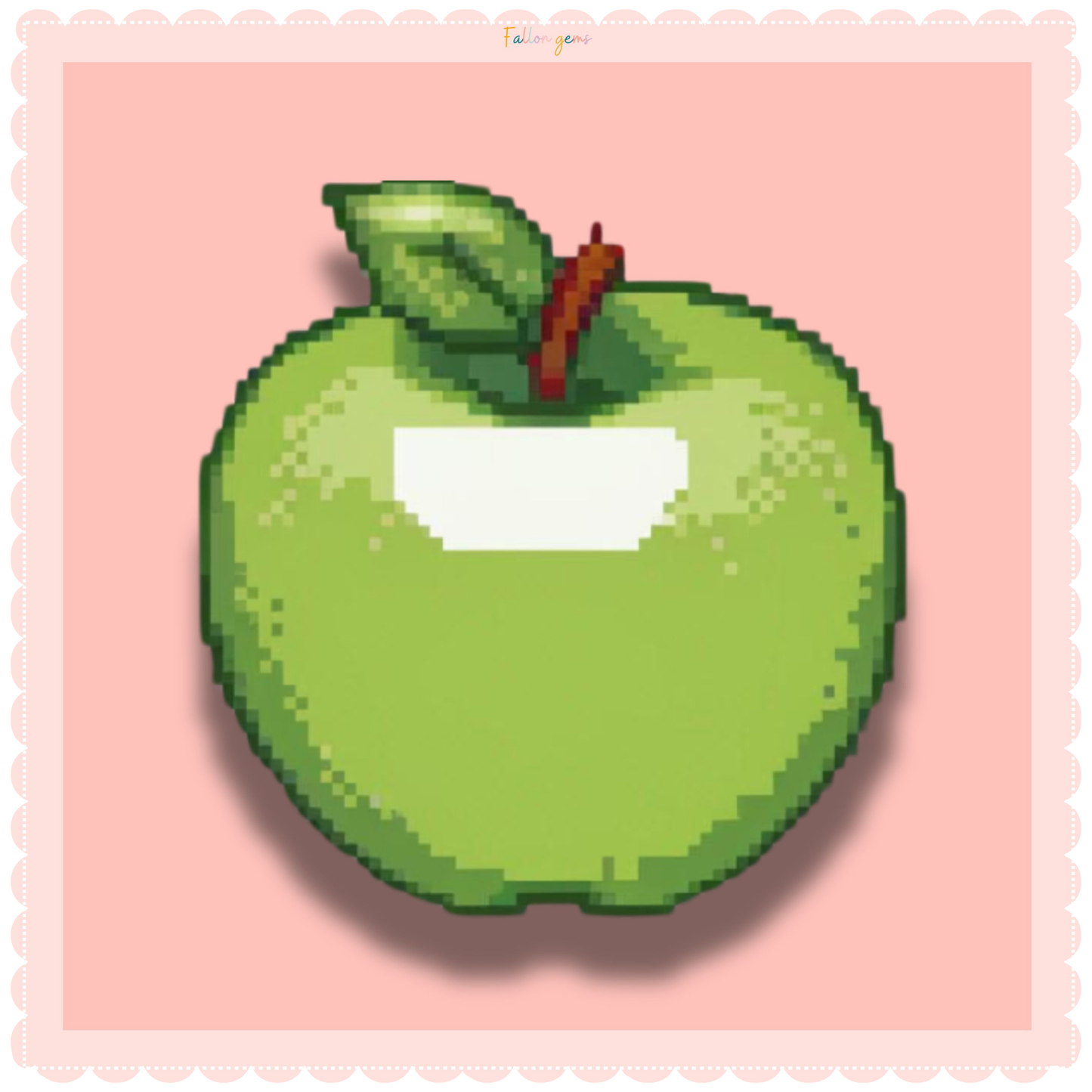Green Apple | Mini Diamond Painting