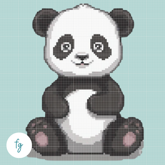 🎁 Panda | Mini Diamond Painting (100% off)