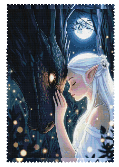 Dark Emotional Support Dragon | Diamond Painting