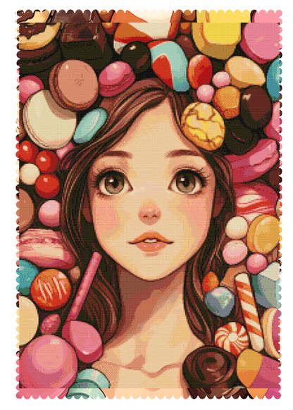 Sugar Coated | Portrait Diamond Painting