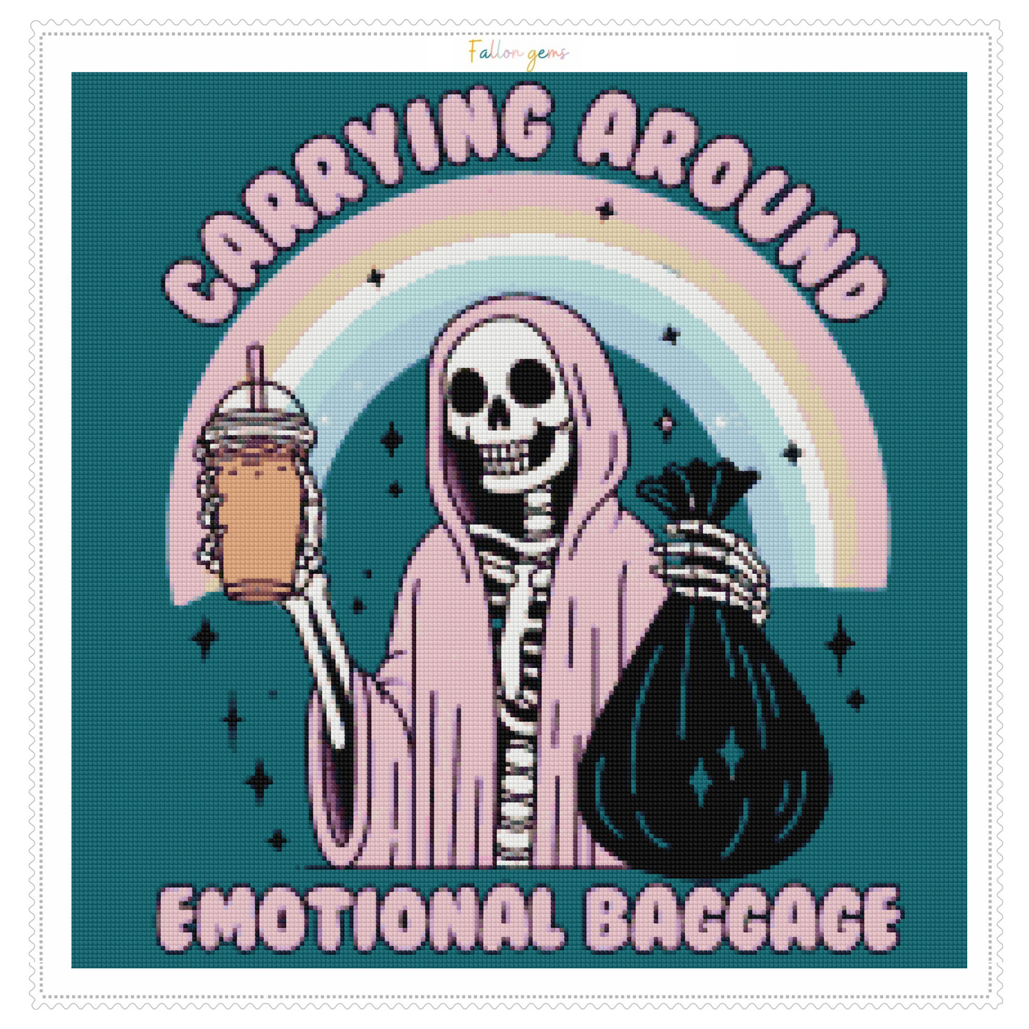 Emotional Baggage | Unwell Diamond Painting