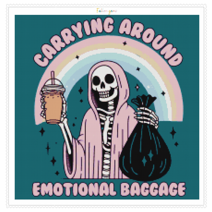 Emotional Baggage | Unwell Diamond Painting