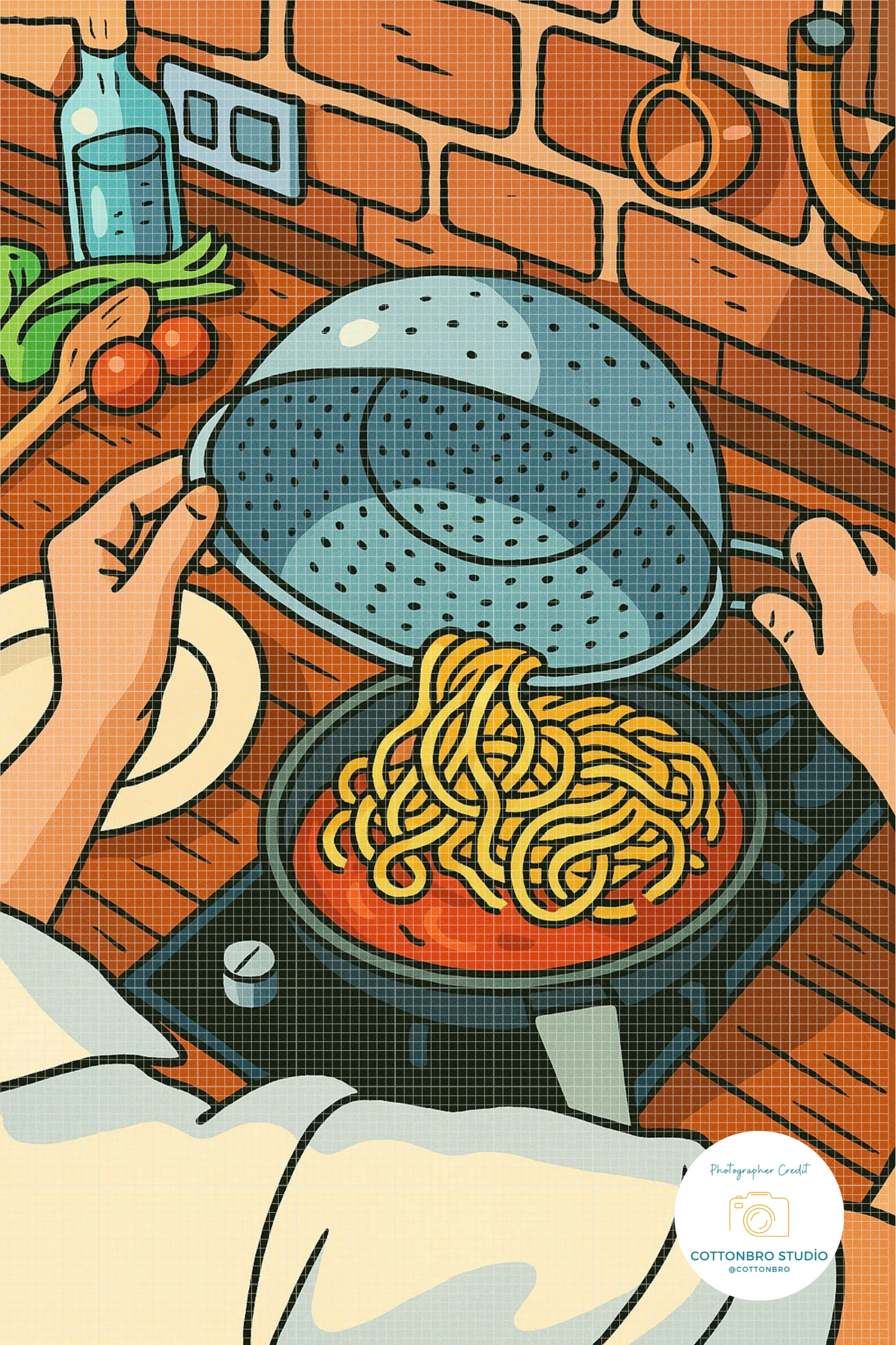 La Cucina, Italian for "The Kitchen" | Diamond Painting