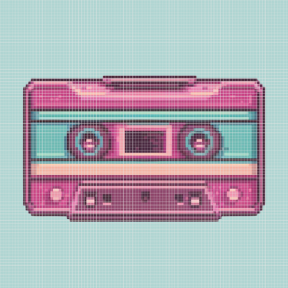 Cassette Tape | Mini Diamond Painting