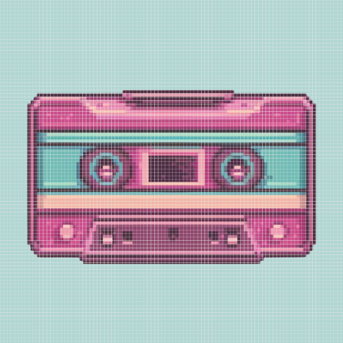 Cassette Tape | Mini Diamond Painting