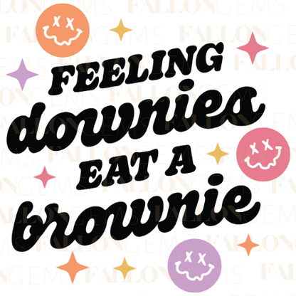 Feeling Downies Eat A Brownie | Premium Diamond Painting