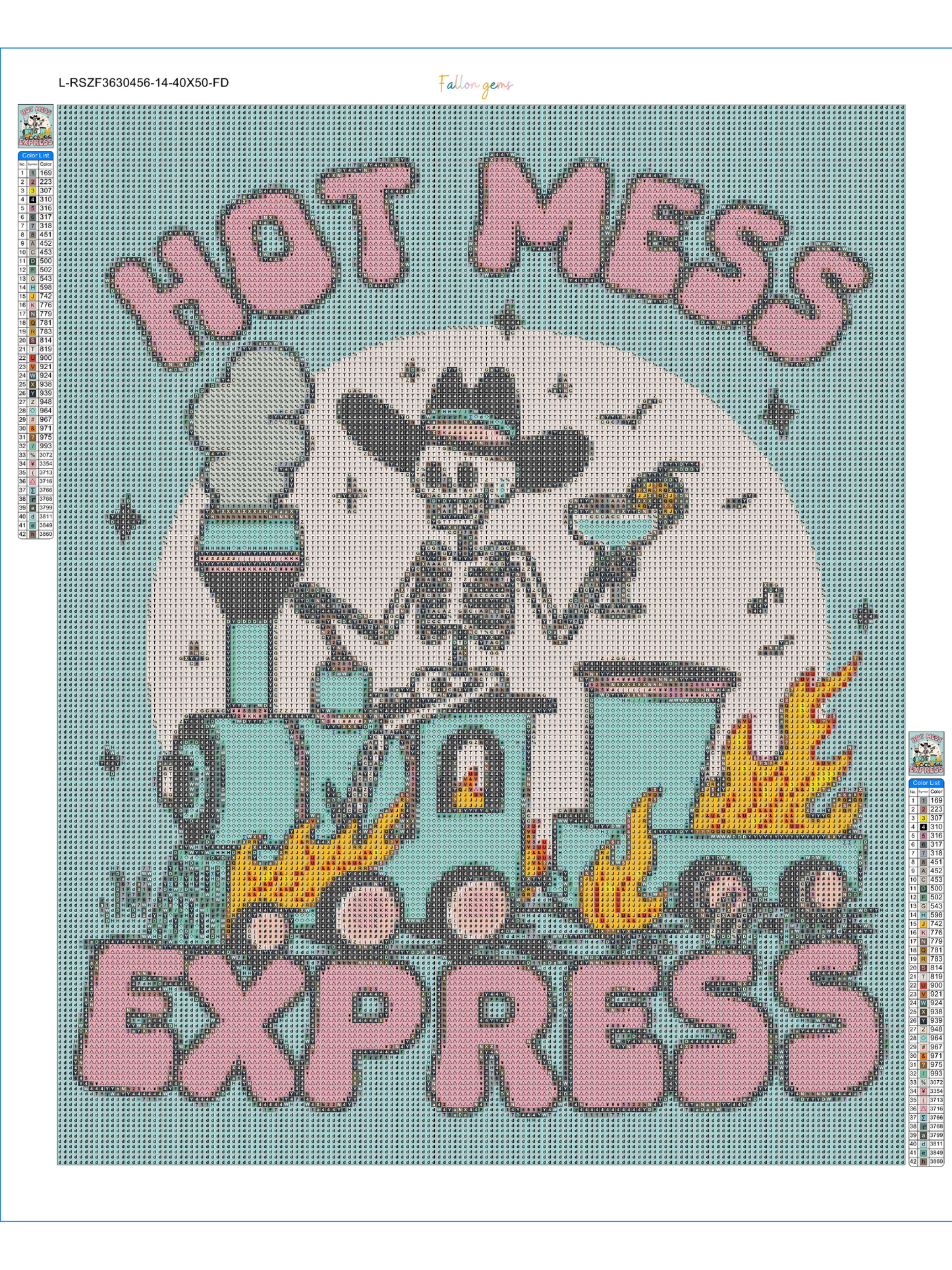 Hot Mess Express | Zoned-Out Zen Diamond Painting