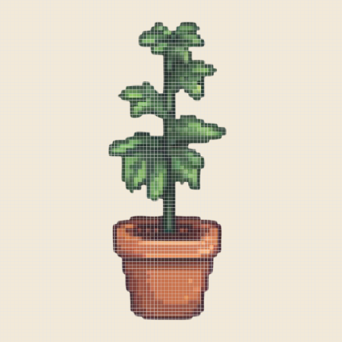 Plant | Mini Diamond Painting