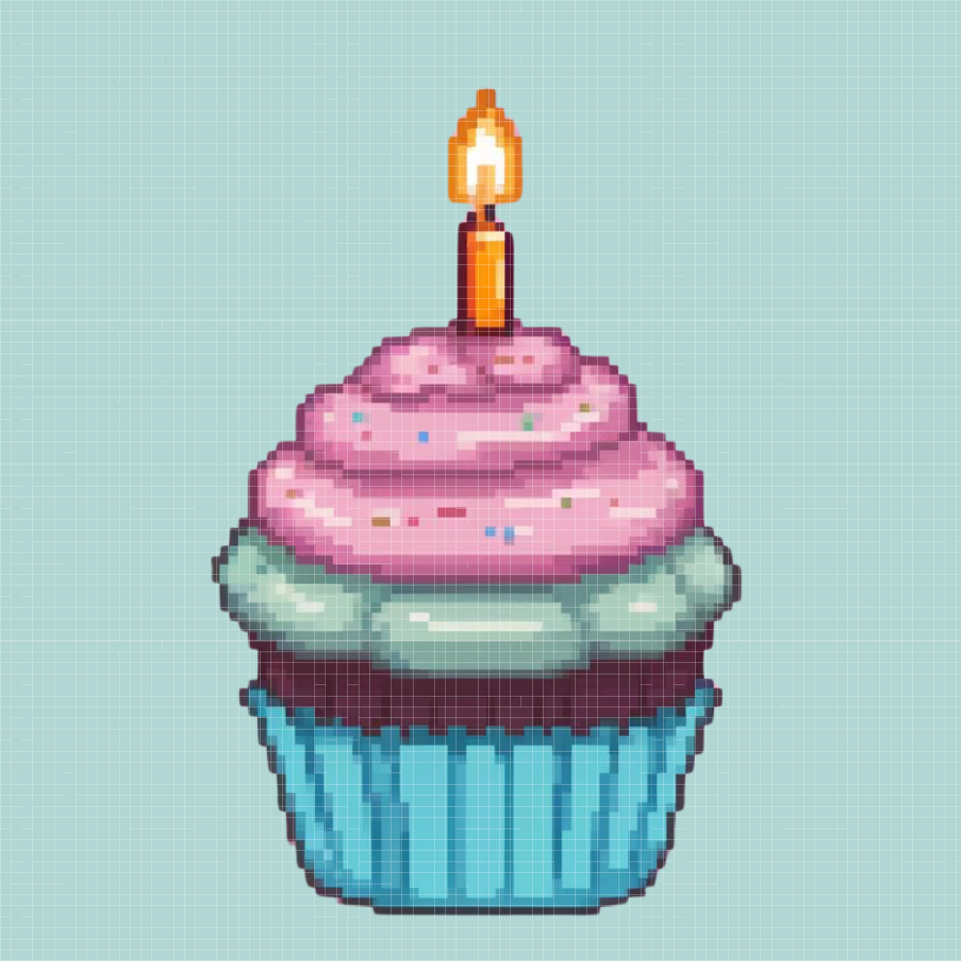 🎁 Cupcake | Mini Diamond Painting (100% off)