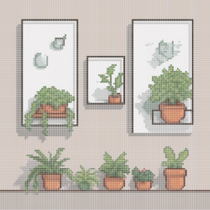 Plant Haven | Mini Diamond Painting