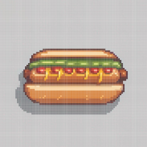 Hotdog | Mini Diamond Painting