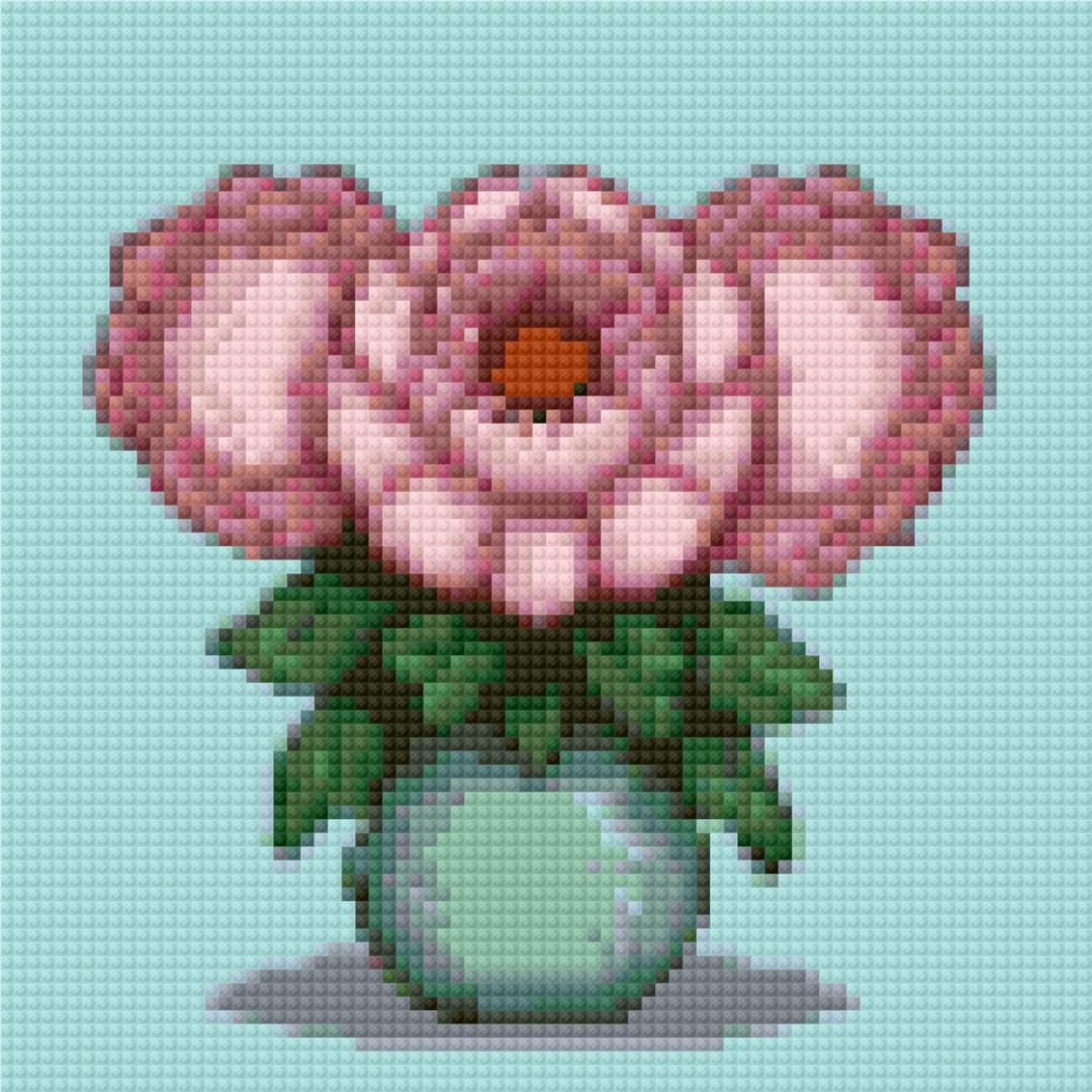 Peony | Mini Diamond Painting