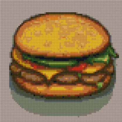 Cheeseburger | Mini Diamond Painting