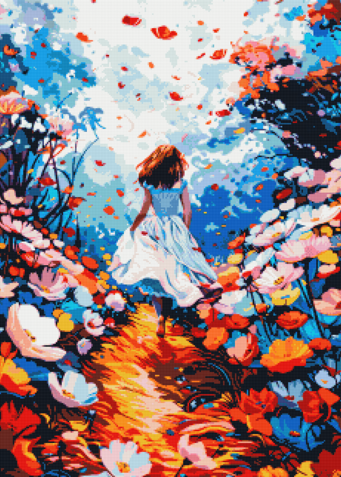 Petal Pathway | Portrait Diamond Painting