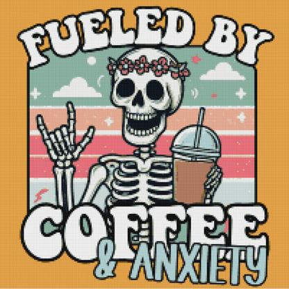 Coffee & Anxiety | Unwell Diamond Painting