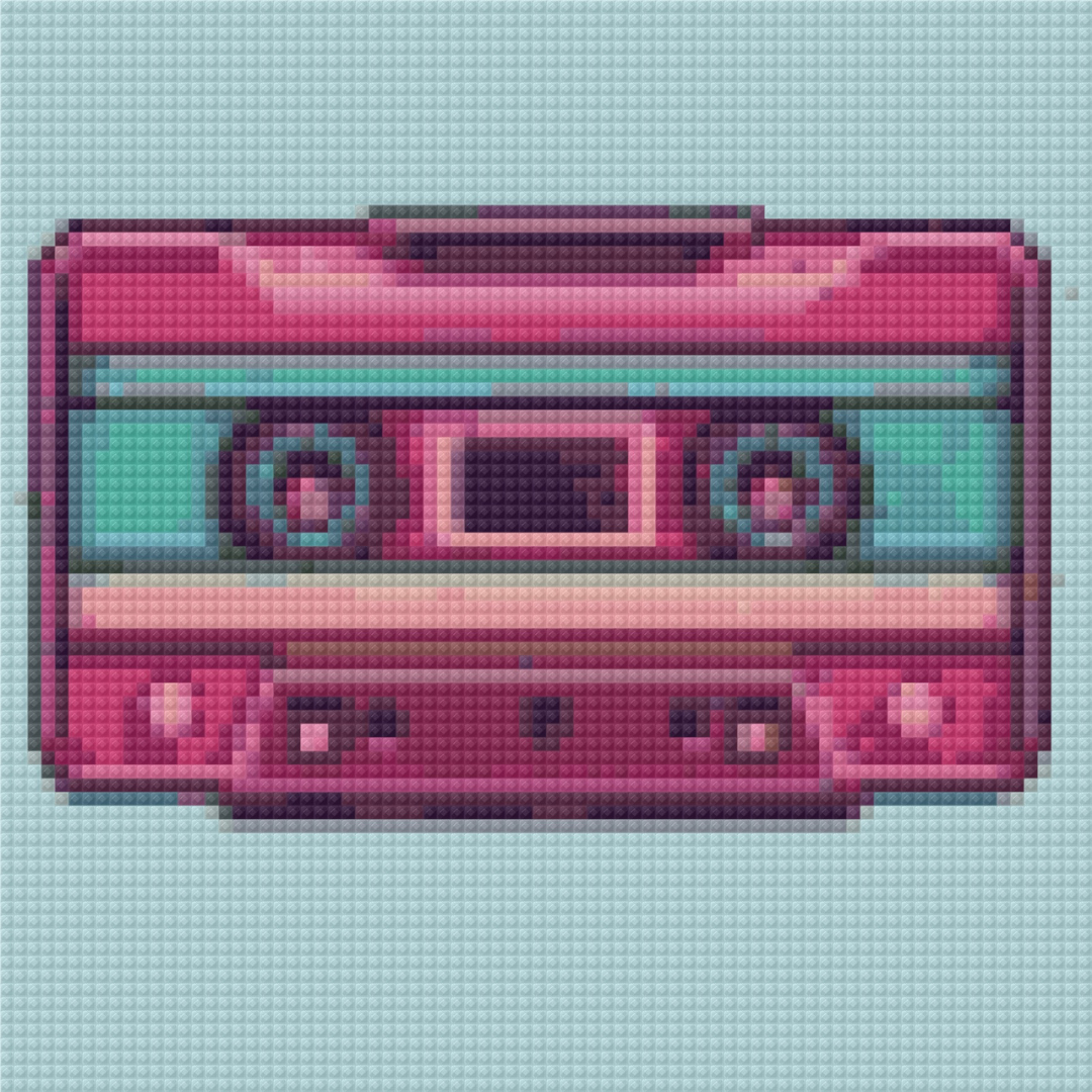 Cassette Tape | Mini Diamond Painting