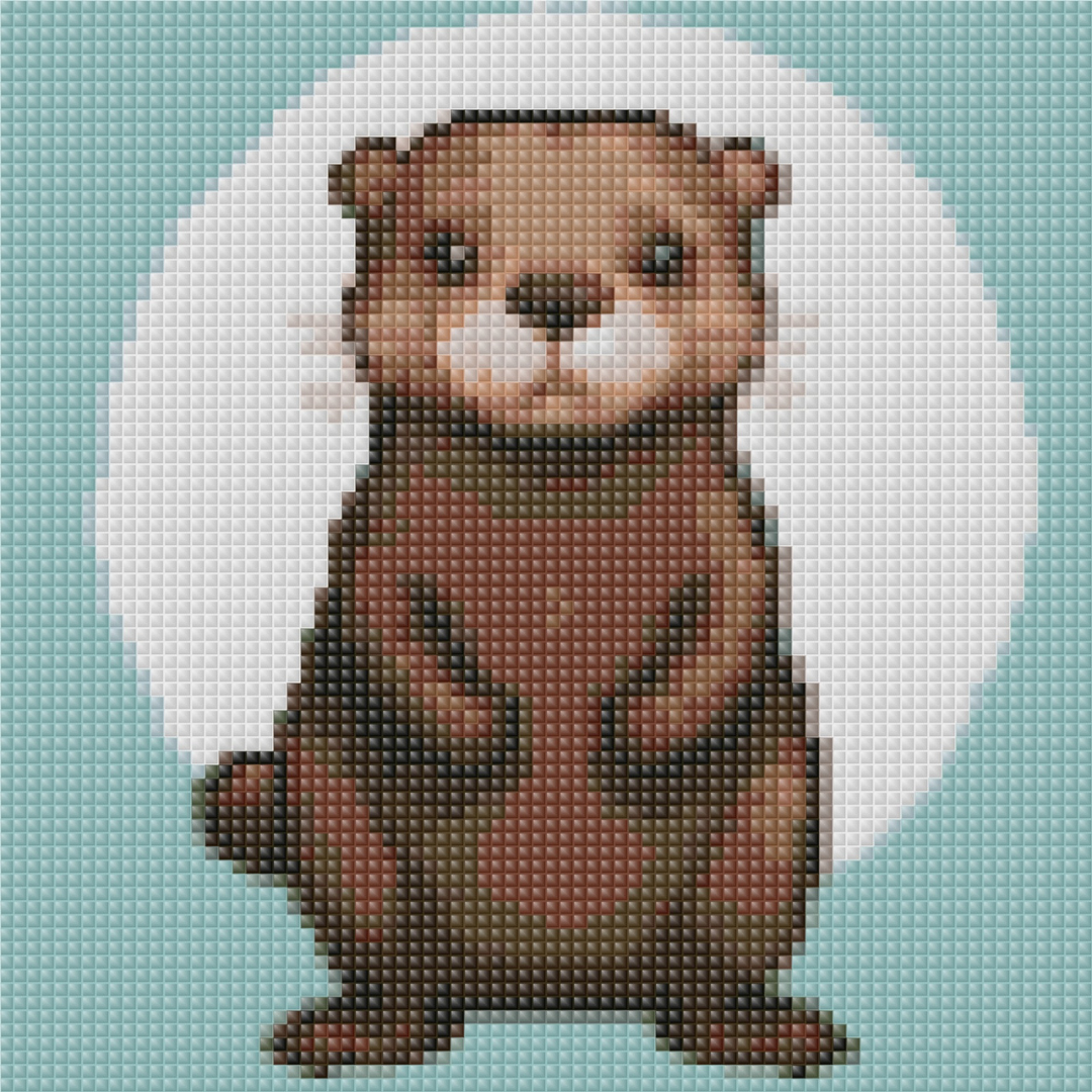 Otter | Mini Diamond Painting