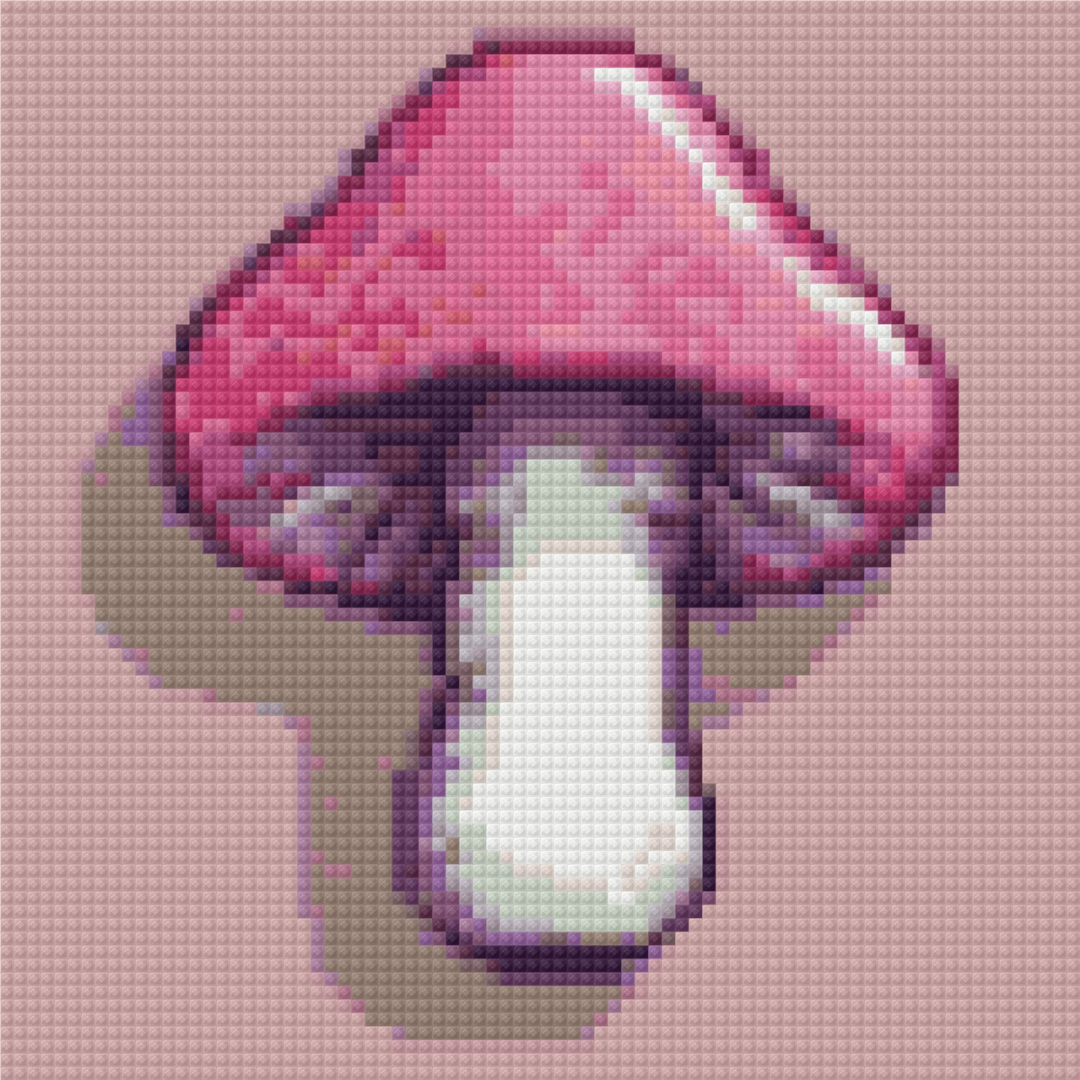 Mushroom | Mini Diamond Painting