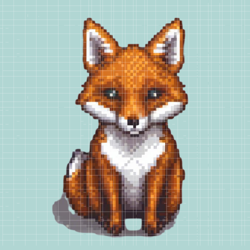 Fox | Mini Diamond Painting