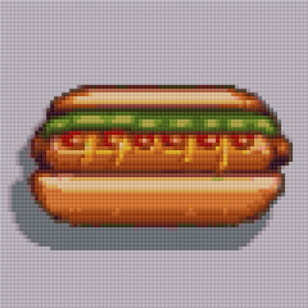 Hotdog | Mini Diamond Painting