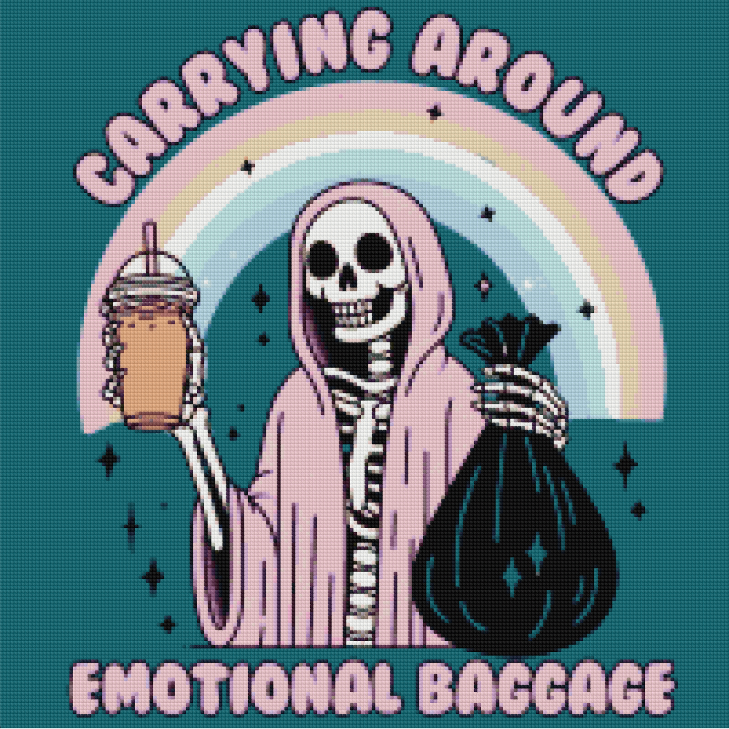 Emotional Baggage | Unwell Diamond Painting