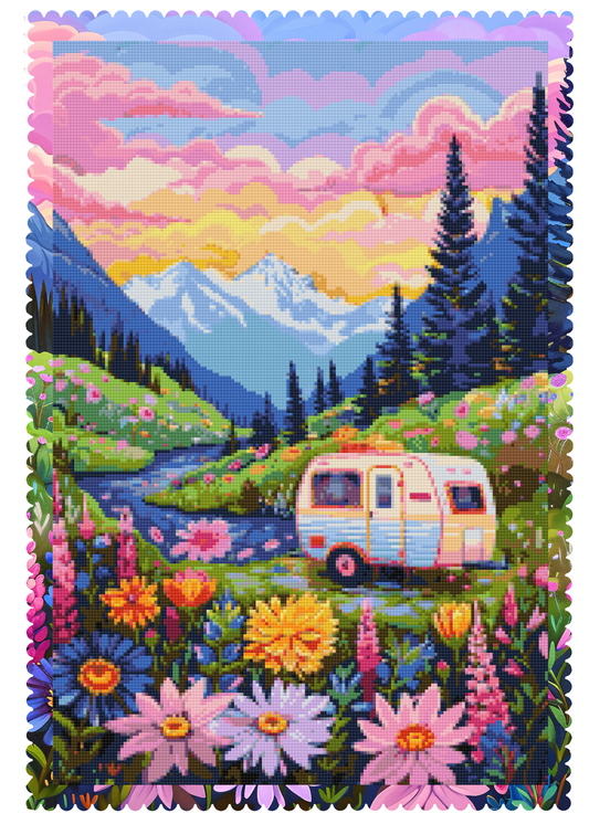 Meadow Wanderer | Portrait Diamond Painting