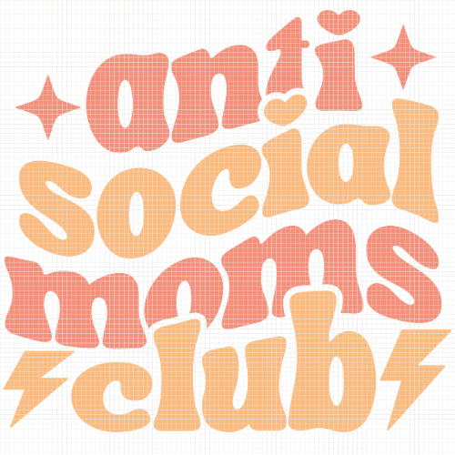 Anti Social Moms Club | Premium Diamond Painting