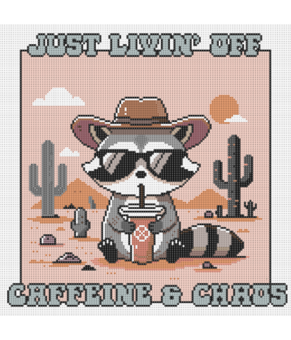 Caffeine & Chaos | Unwell Diamond Painting