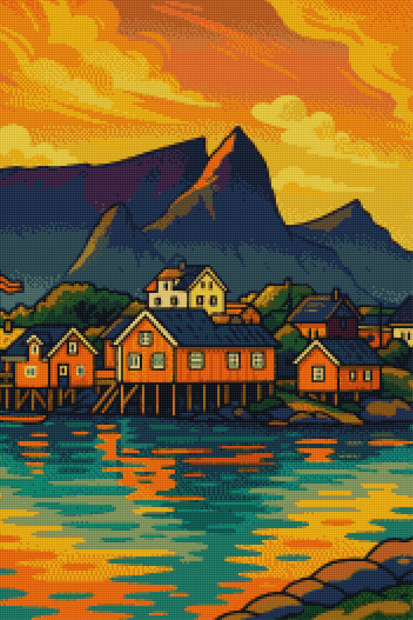 Sunset or Sunrise | Diamond Painting