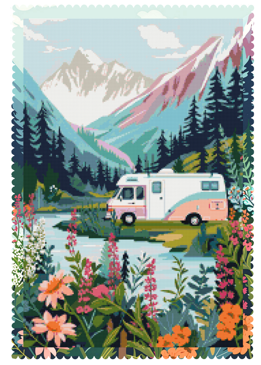 Rooted in the Journey | Portrait Diamond Painting