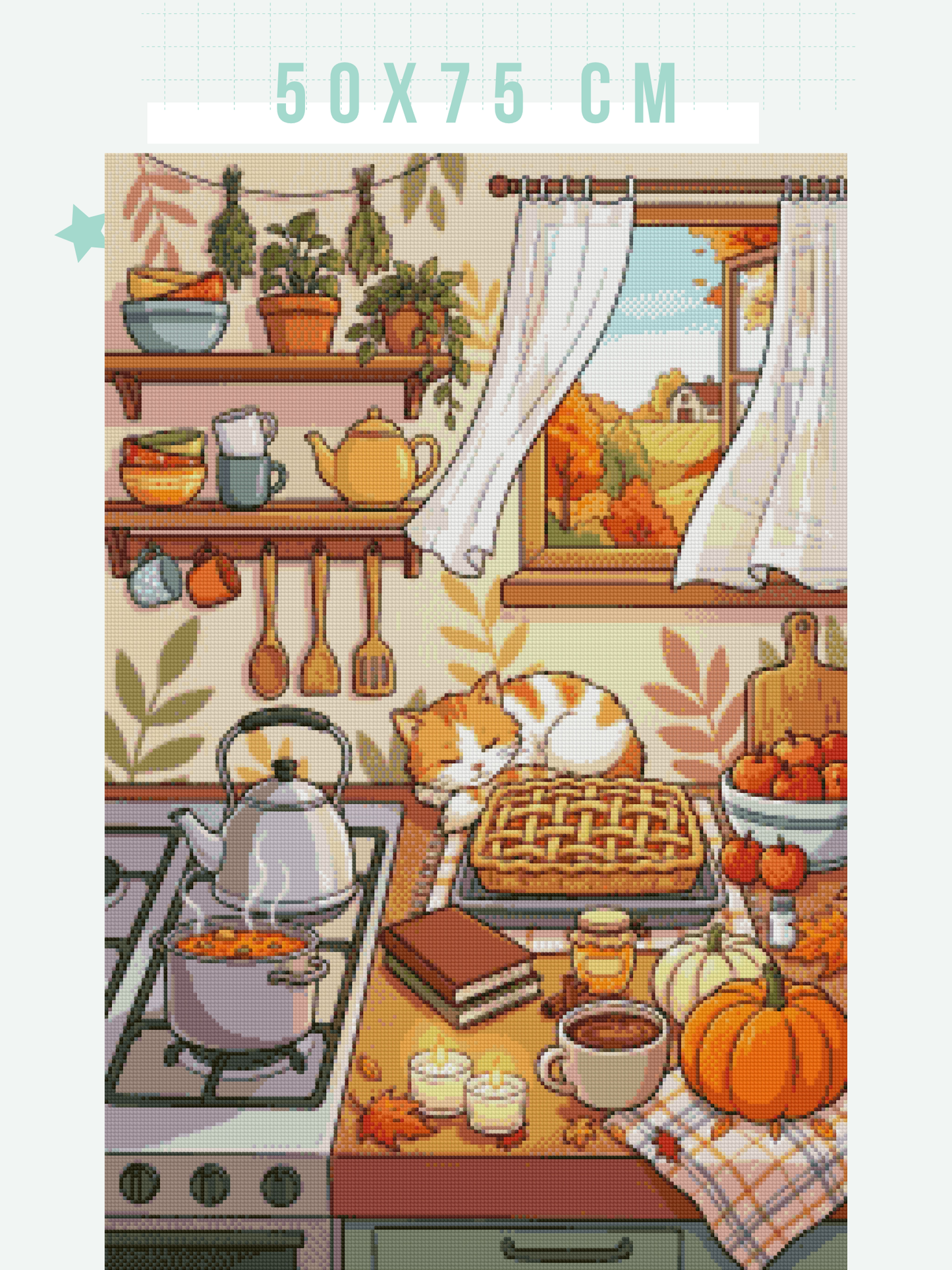 Grateful, Thankful, Overstimulated | Diamond Painting