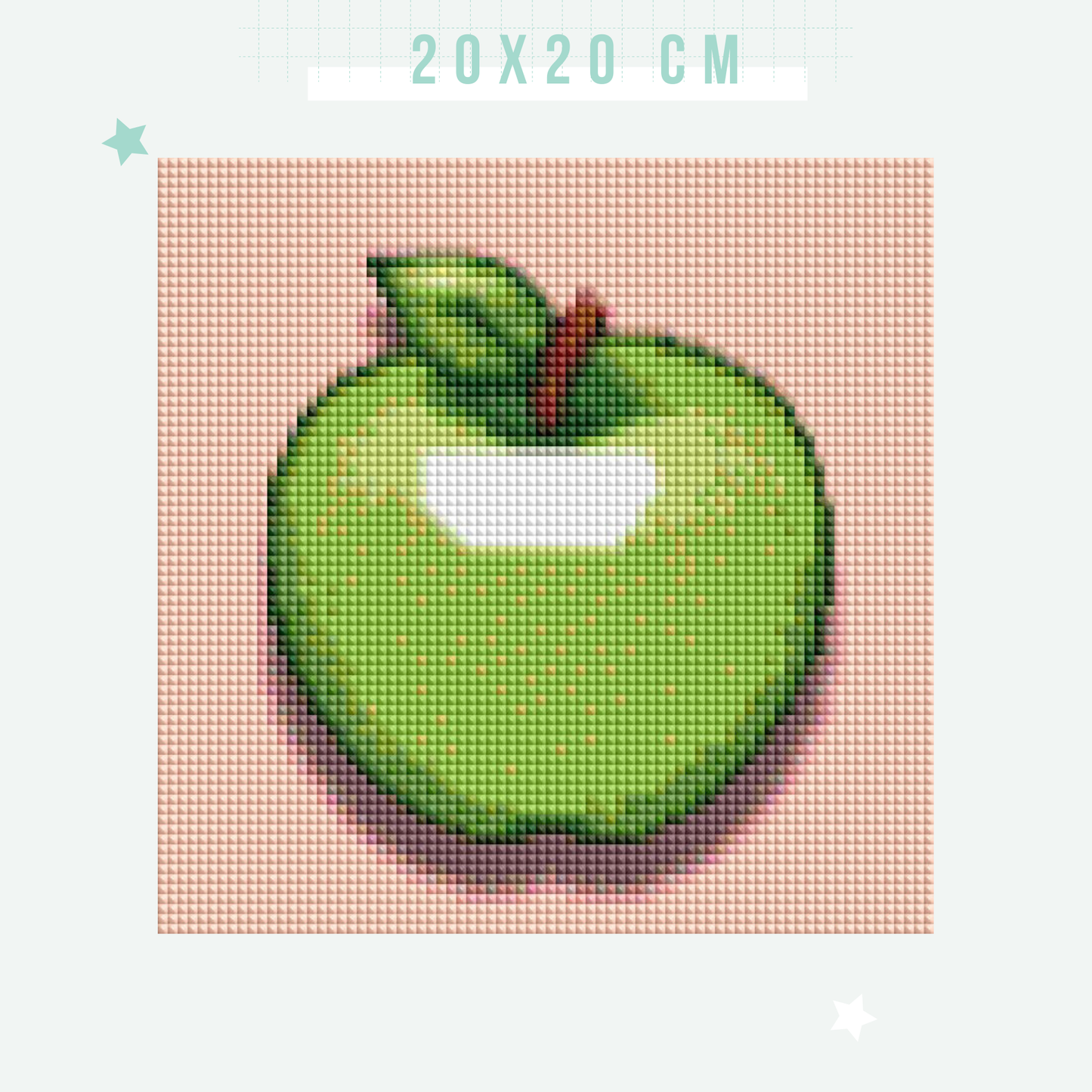 Green Apple | Mini Diamond Painting