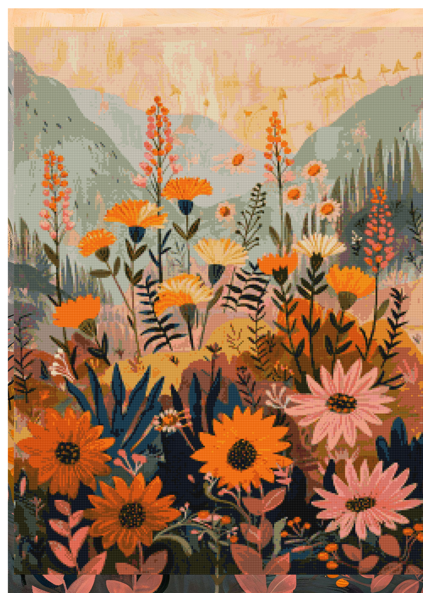 Twilight Blossom | Portrait Diamond Painting