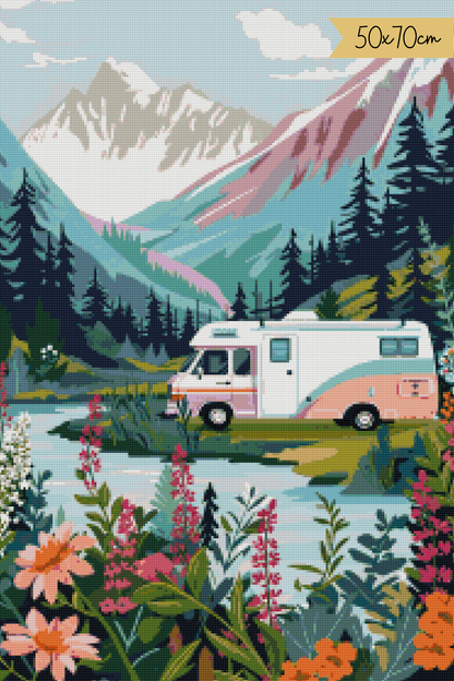 Rooted in the Journey | Portrait Diamond Painting