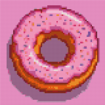 Pink Donut | Mini Diamond Painting