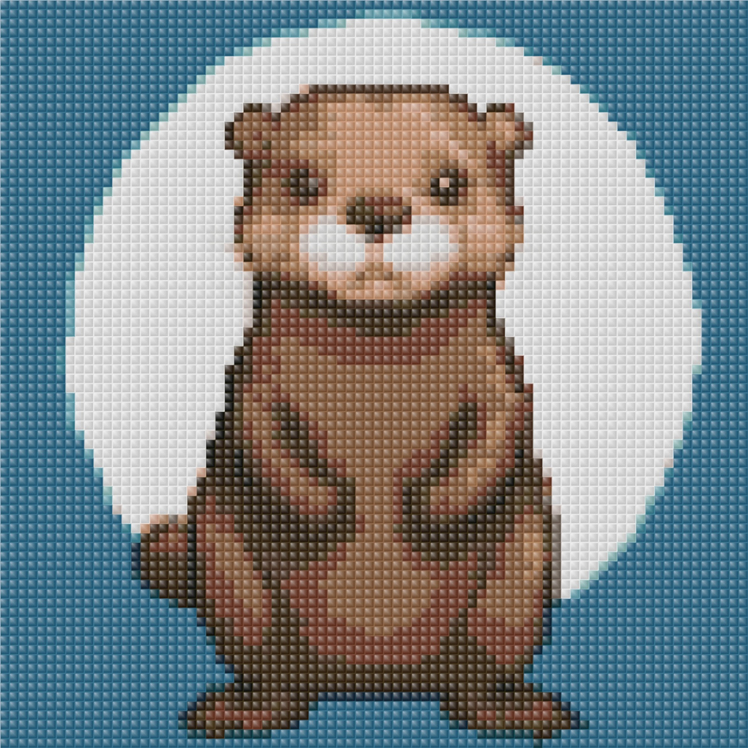 Otter | Mini Diamond Painting