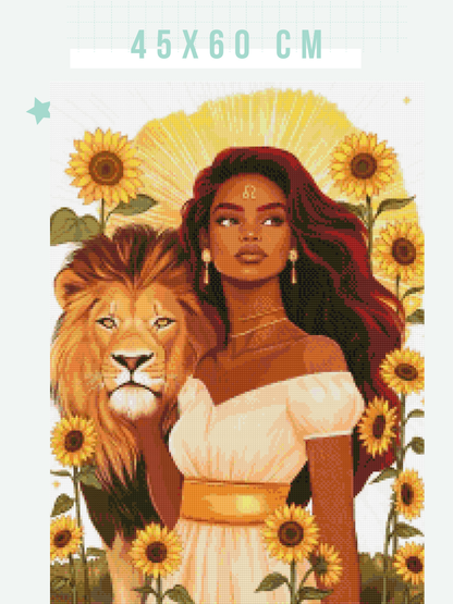 Leo Zodiac | Diamond Painting