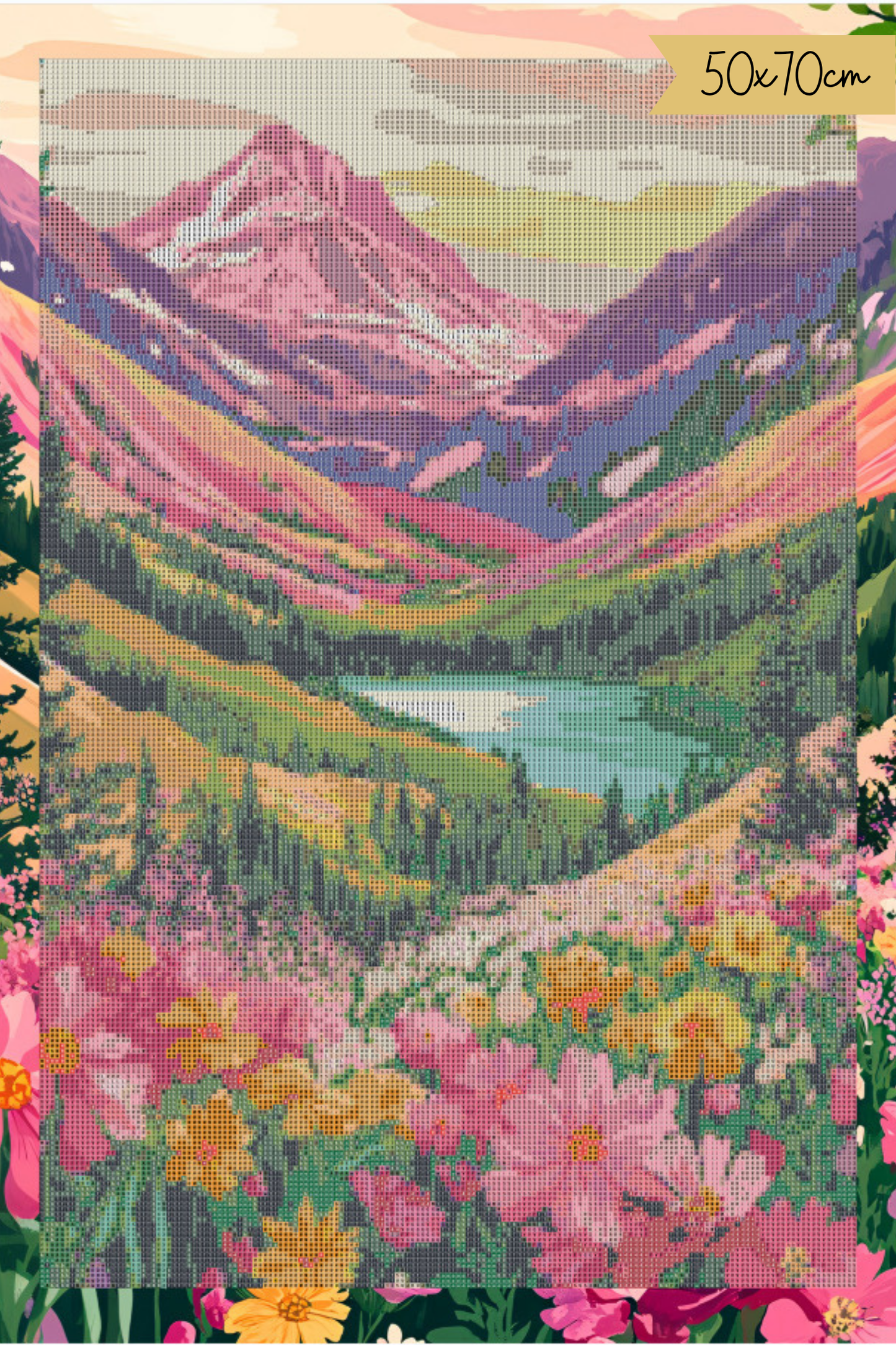 Peace Lake | Portrait Diamond Painting