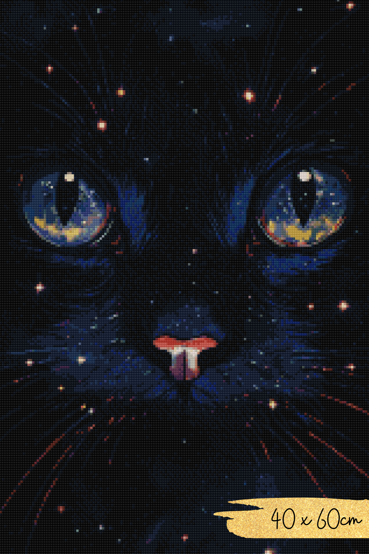 Cosmic Whiskers | Portrait Diamond Painting