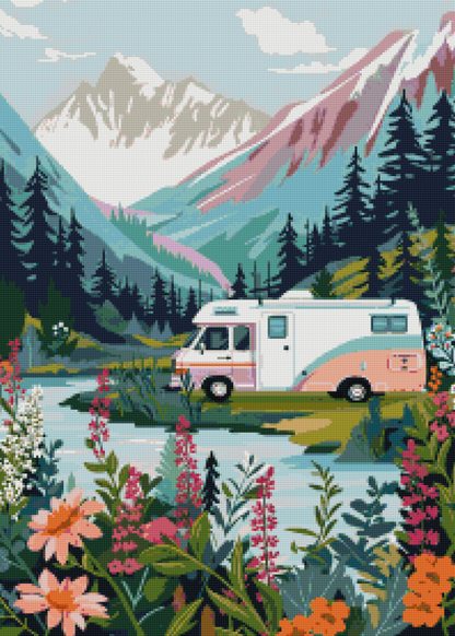Rooted in the Journey | Portrait Diamond Painting